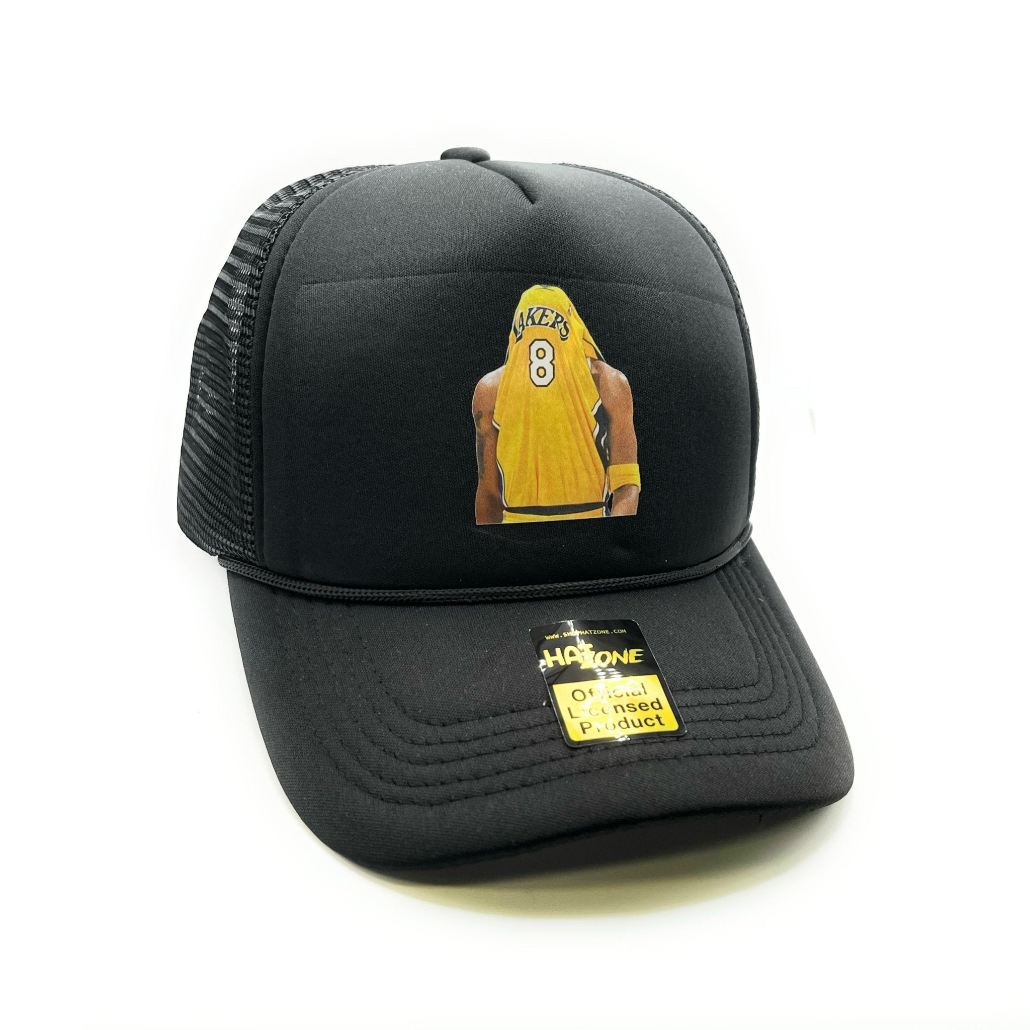 1 2 3 Cancun Mesh Trucker Snapback (Black)