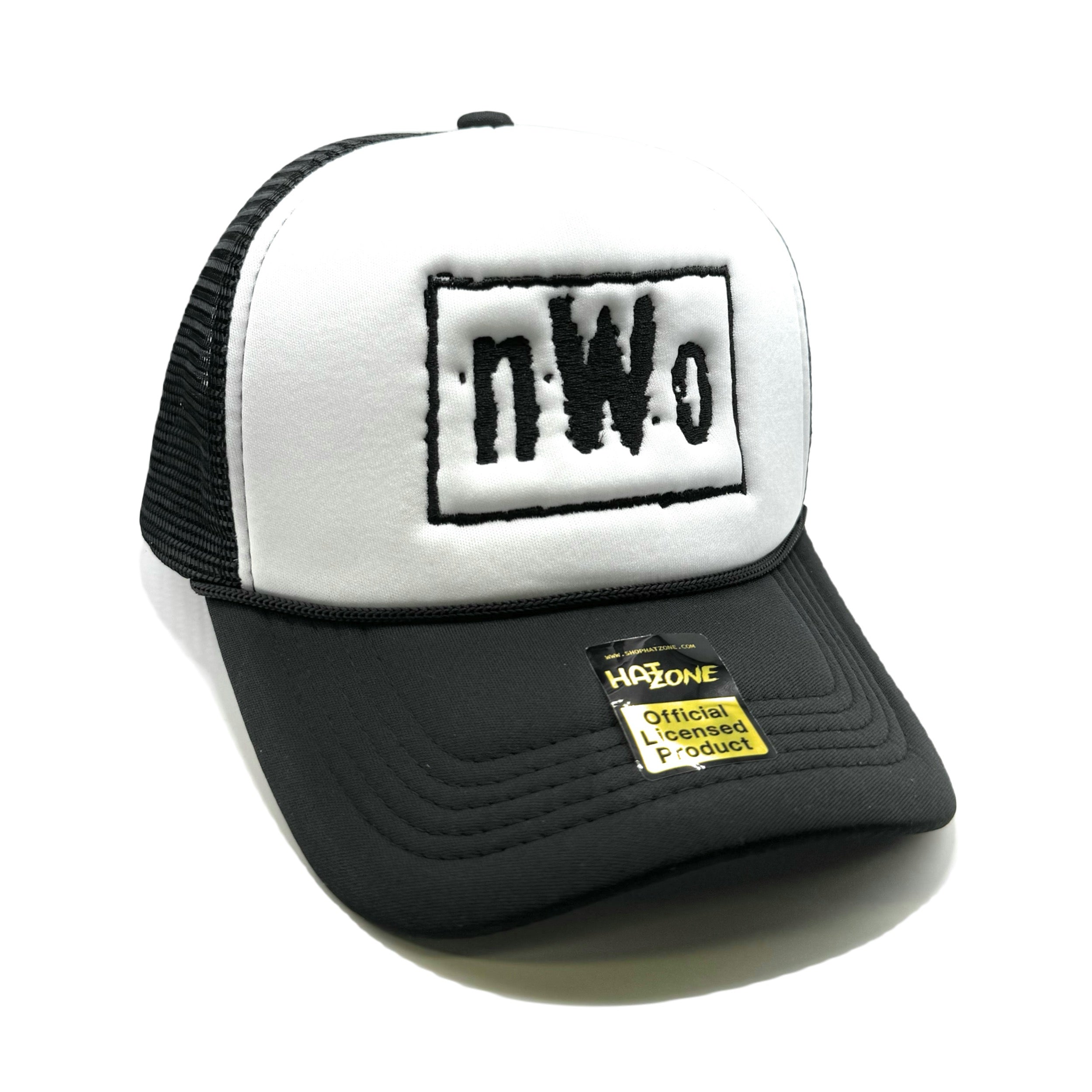 NWO Mesh Trucker Snapback (White/Black)
