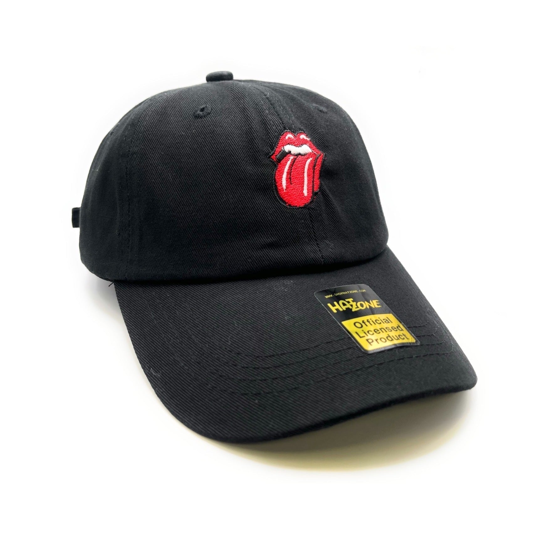 Rolling Tongue Dad Hat (Black)