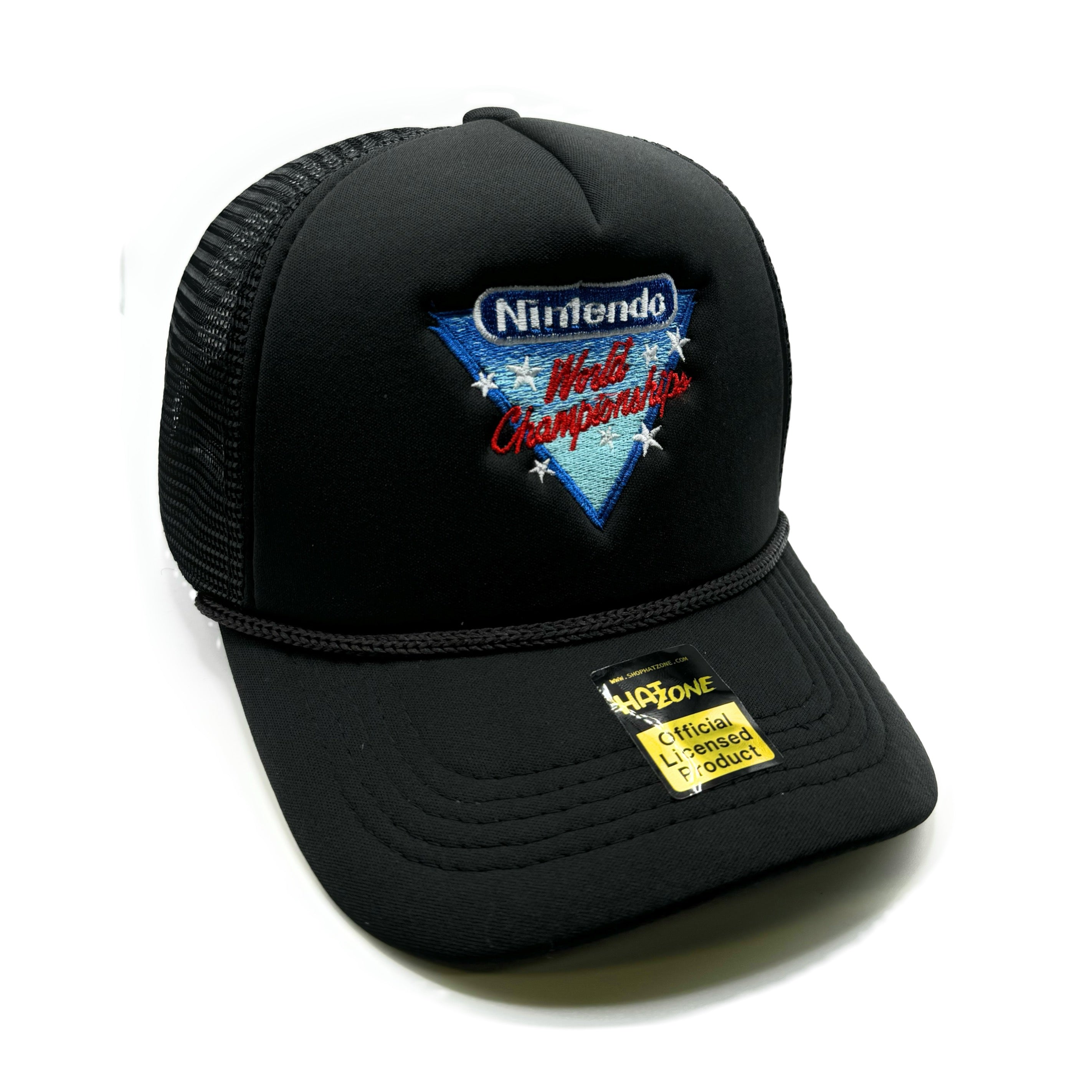NES World Champion Mesh Trucker Snapback (Black)
