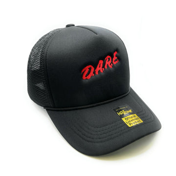 Dare Program Mesh Trucker Snapback (Black)