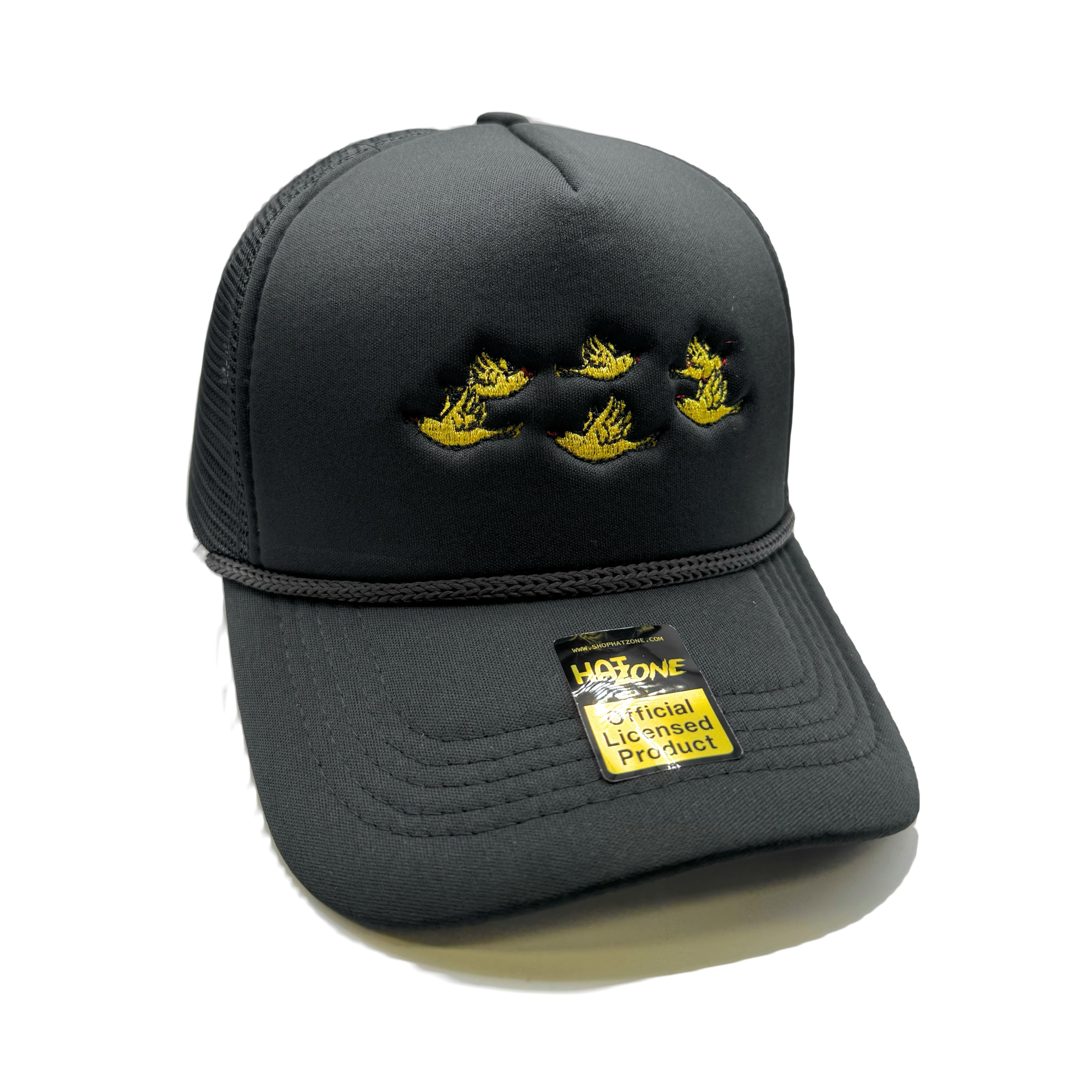 Dizzy Birds Mesh Trucker Snapback (Black)