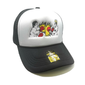 USA v USSR Trucker Snapback (White/Black)