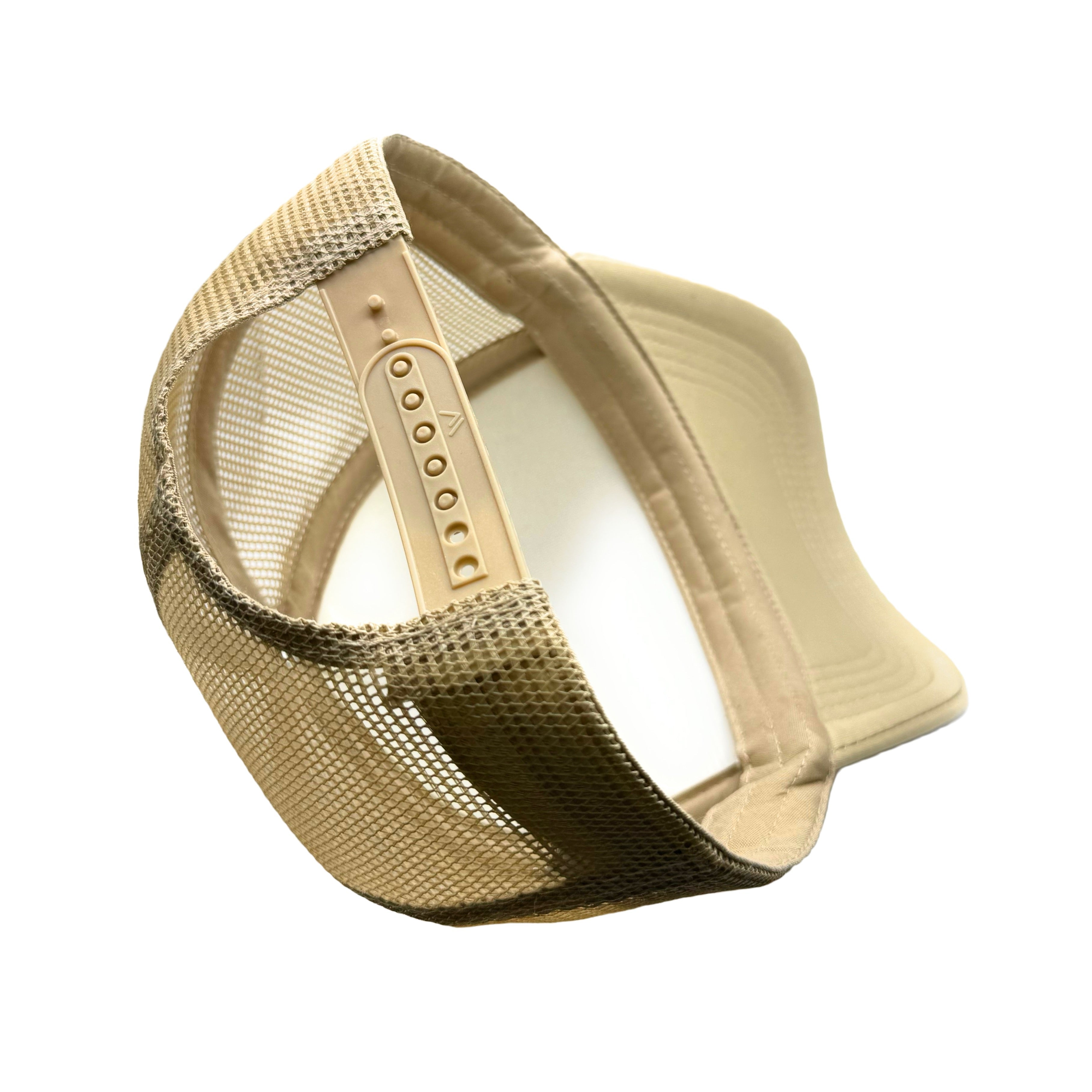 I Love This Game Mesh Trucker Snapback (Khaki)