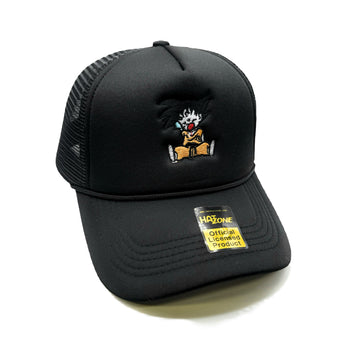 Crying Saiyan Mesh Trucker Snapback (Black)
