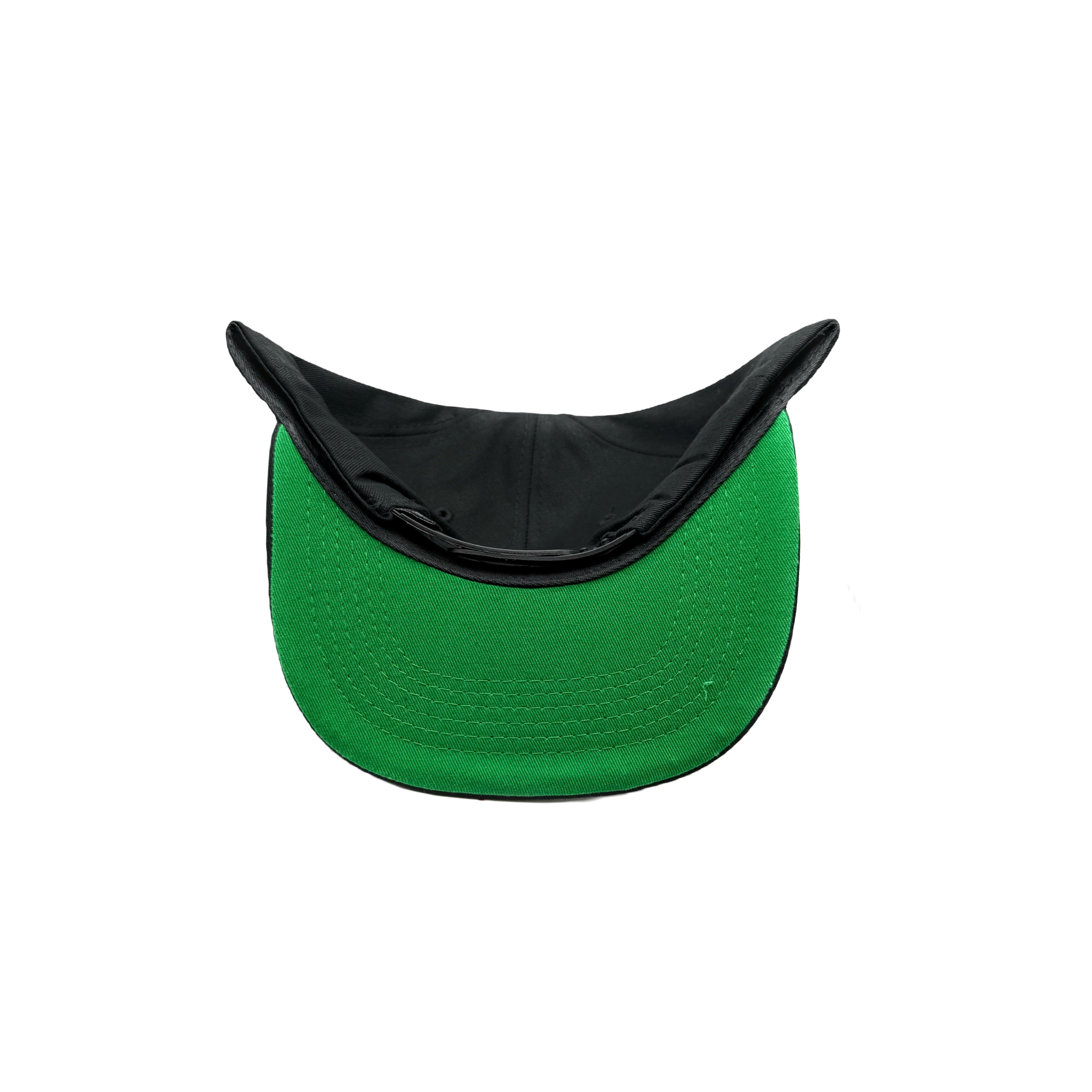 Retro Dream Team Flat Brim Snapback (Black)