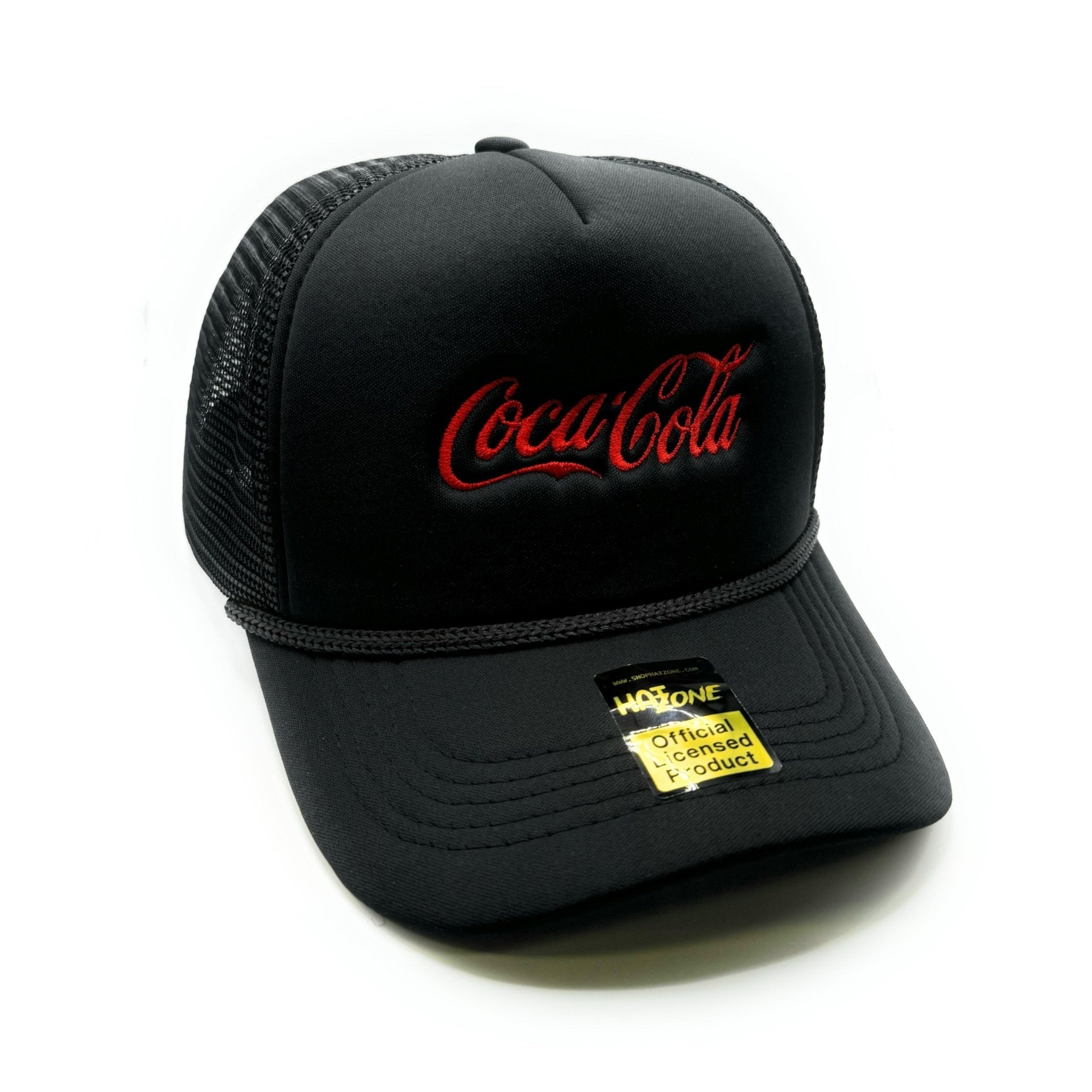 Cola Mesh Trucker Snapback (Black)