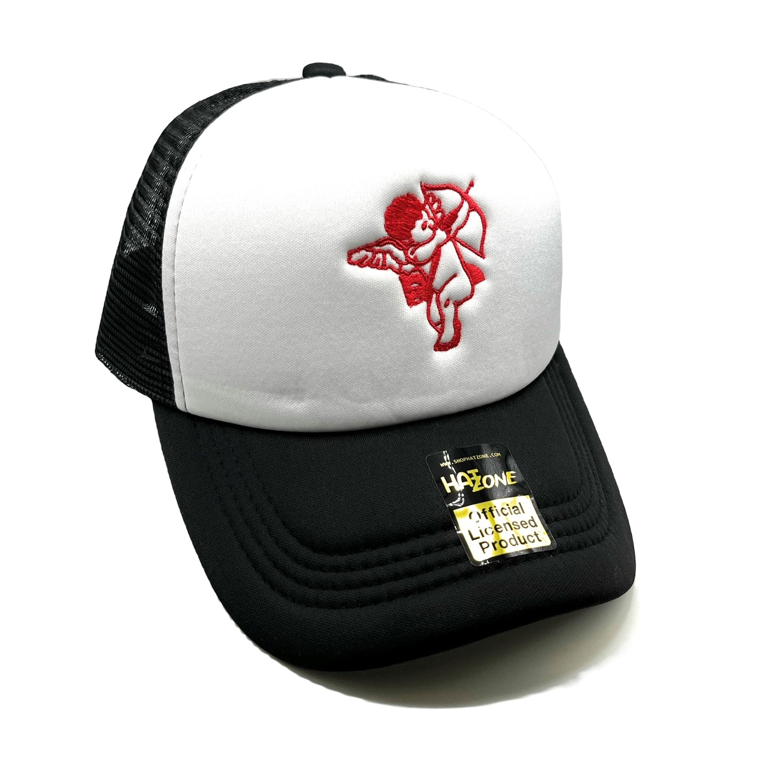 Cupid Mesh Trucker Snapback (White/Black)