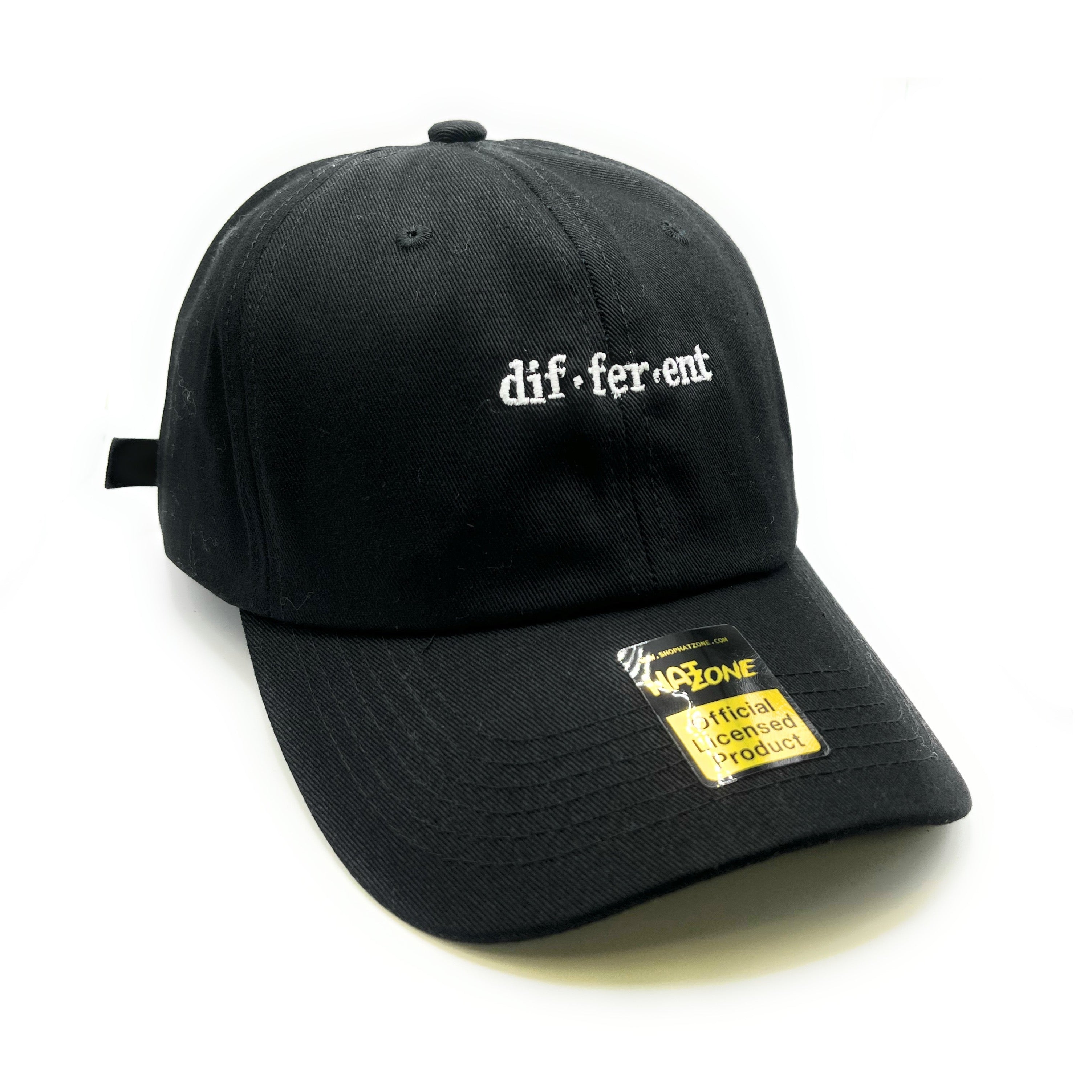 Different Dad Hat Strapback (Black)