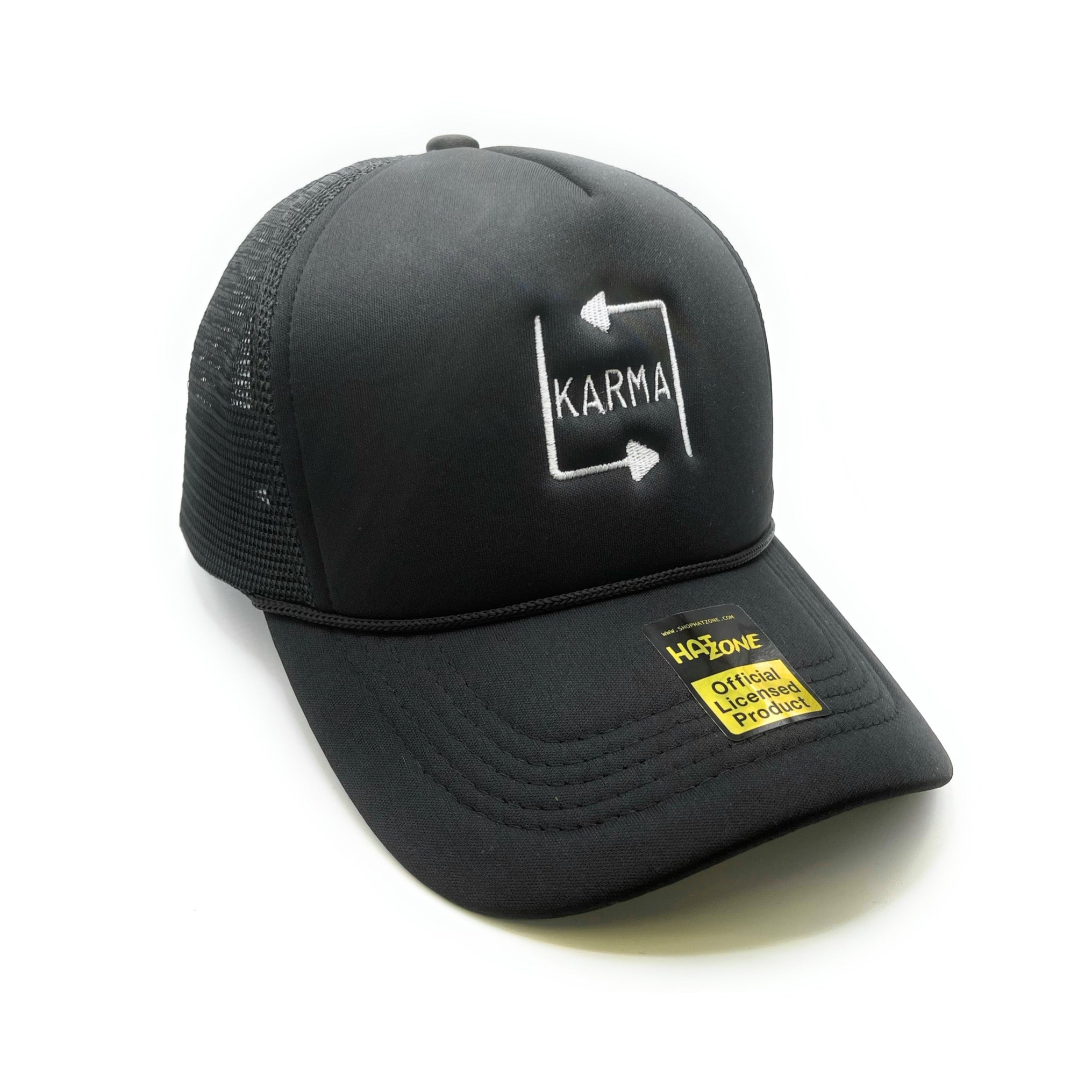 Karma Mesh Trucker Snapback (Black)