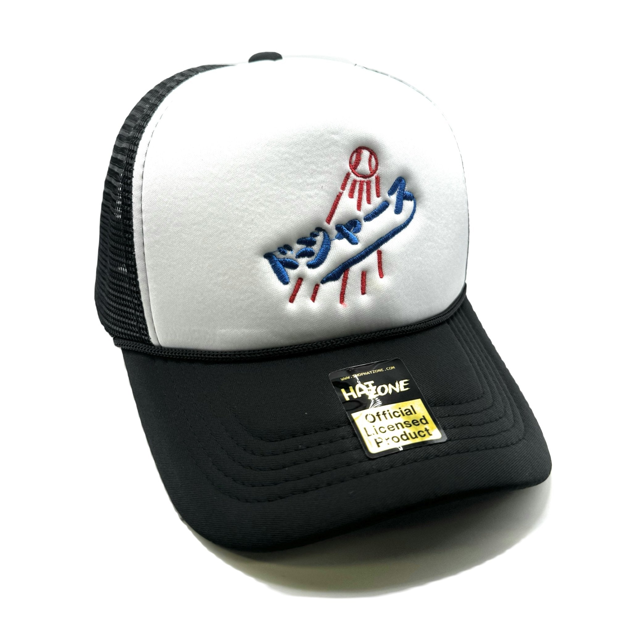 Shotime Mesh Trucker Snapback (White/Black)