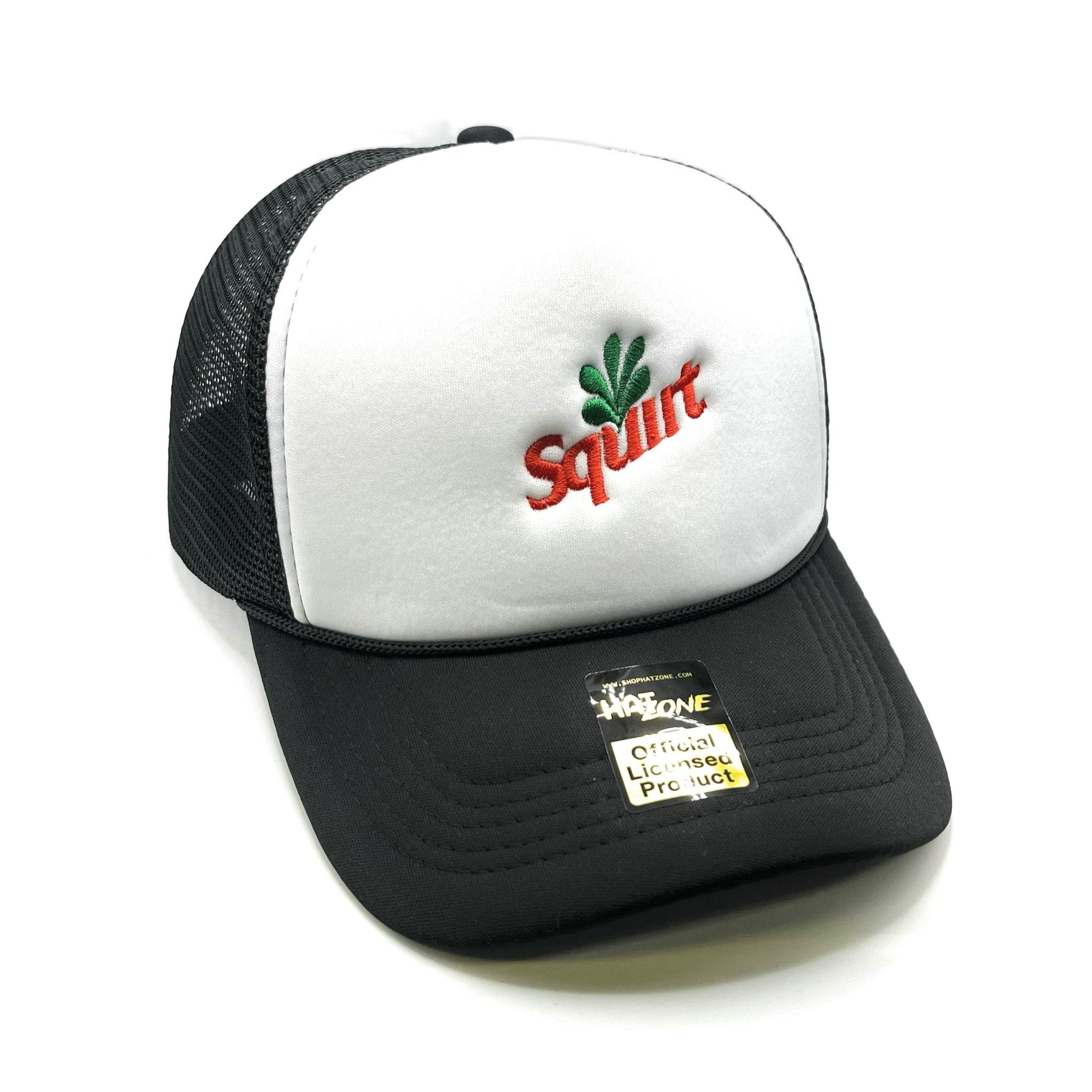 Squirt Mesh Trucker Snapback (White/Black)