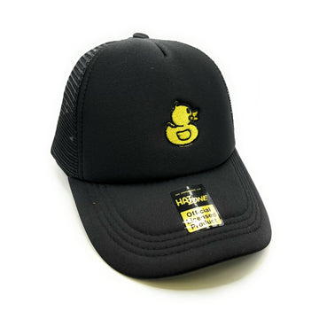 Yellow Rubber Duck Mesh Trucker Snapback (Black)